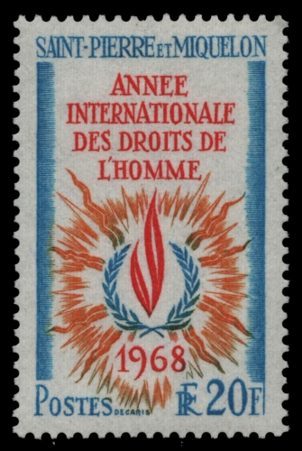 St. Pierre & Miquelon 1968 - Mi-Nr. 430 ** - MNH - Menschenrechte