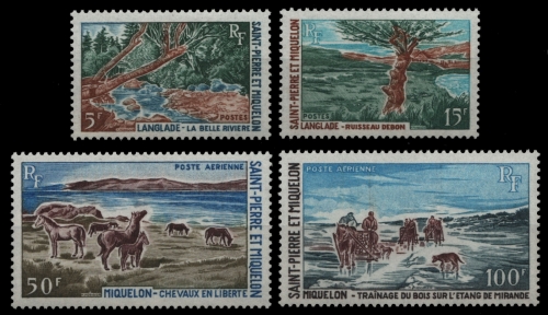 St. Pierre & Miquelon 1969 - Mi-Nr. 433-436 ** - MNH - Natur & Landschaften