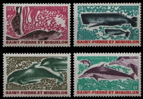 St. Pierre & Miquelon 1969 - Mi-Nr. 443-446 ** - MNH - Wildtiere / Wild animals