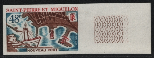St. Pierre & Miquelon 1967 - Mi-Nr. 420 ** - MNH - ungez. / imp - Schiffe