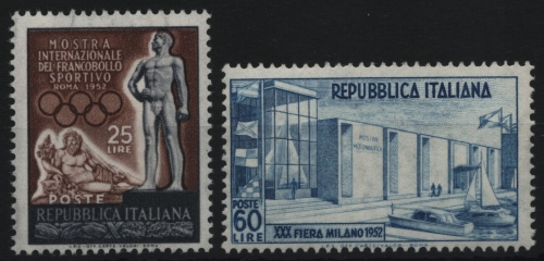 Italien 1952 - Mi-Nr. 858 & 859 ** - MNH - 2 Ausgaben