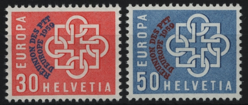 Schweiz 1959 - Mi-Nr. 681-682 ** - MNH - Europa