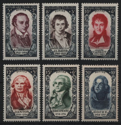 Frankreich 1950 - Mi-Nr. 885-890 ** - MNH - Persönlichkeiten