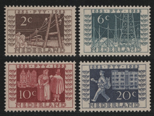 Niederlande 1952 - Mi-Nr. 597-600 ** - MNH - ITEP (III)