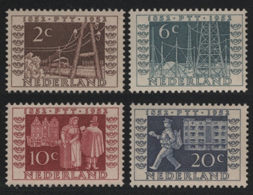 Niederlande 1952 - Mi-Nr. 597-600 ** - MNH - ITEP (V)