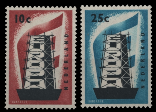 Niederlande 1956 - Mi-Nr. 683-684 ** - MNH - Europa