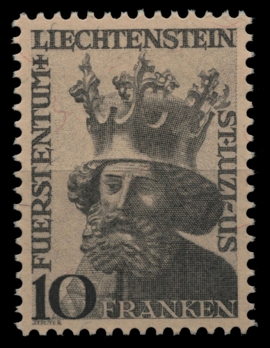 Liechtenstein 1946 - Mi-Nr. 247 ** - MNH - Hl. Luzius