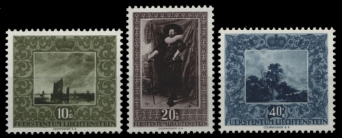 Liechtenstein 1951 - Mi-Nr. 301-303 ** - MNH - Gemälde / Paintings
