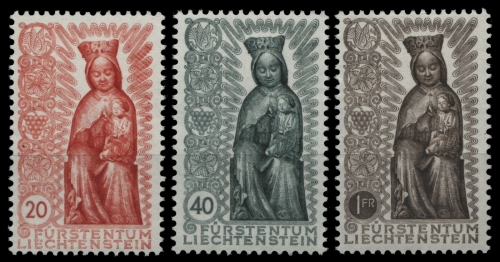 Liechtenstein 1954 - Mi-Nr. 329-331 ** - MNH - Marianisches Jahr