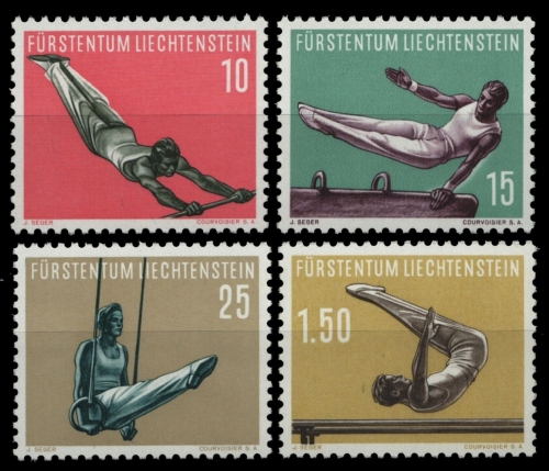 Liechtenstein 1957 - Mi-Nr. 353-356 ** - MNH - Sport