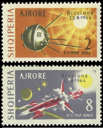 Albanien 1964 - Mi-Nr. 857-858 ** - MNH - Raumfahrt / Space