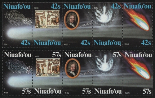 Niuafo'ou-Insel 1986 - Mi-Nr. 65-74 ** - MNH - Raumfahrt / Space - Halley (I)