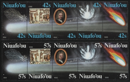Niuafo'ou-Insel 1986 - Mi-Nr. 65-74 ** - MNH - Raumfahrt / Space - Halley (II)