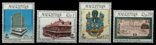 Mauritius 1988 - Mi-Nr. 670-673 ** - MNH - Mauritius Bank