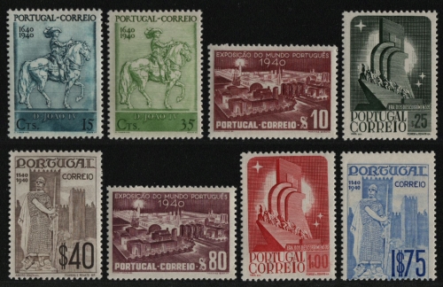 Portugal 1940 - Mi-Nr. 614-621 ** - MNH - Unabhängigkeit (IV)