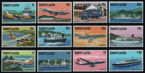 St. Lucia 1980 - Mi-Nr. 502-413 x ** - MNH - Schiffe & Flugzeuge