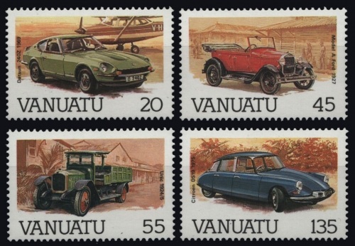 Vanuatu 1987 - Mi-Nr. 740-743 ** - MNH - Autos / Cars