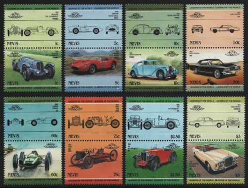 Nevis 1985 - Mi-Nr. 232-247 ** - MNH - Autos / Cars