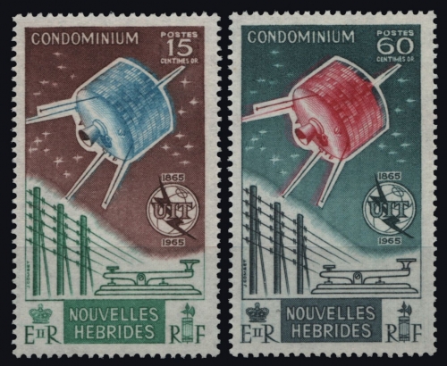 Neue Hebriden 1965 - Mi-Nr. 210-211 ** - MNH - Raumfahrt / Space