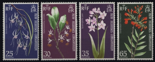 Neue Hebriden 1973 - Mi-Nr. 355-358 ** - MNH - Orchideen / Orchids