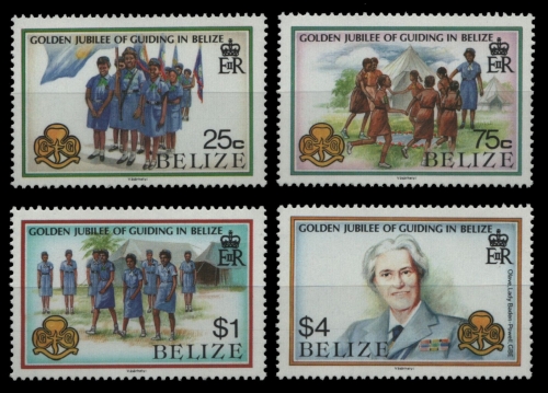 Belize 1987 - Mi-Nr. 964-967 ** - MNH - Pfadfinder / Scouts