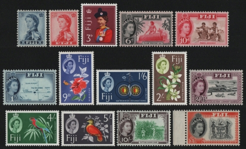 Fidschi 1962 - Mi-Nr. 154-167 ** - MNH - Queen Elizabeth II (I)