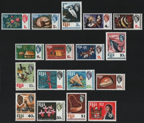 Fidschi 1969 - Mi-Nr. 232-248 ** - MNH - Freimarken / Definitives (IV)
