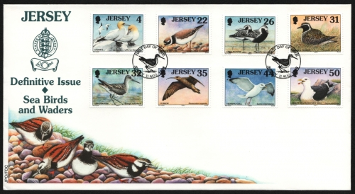 Jersey 1998 - Mi-Nr. 841-844 - Vögel / Birds - FDC
