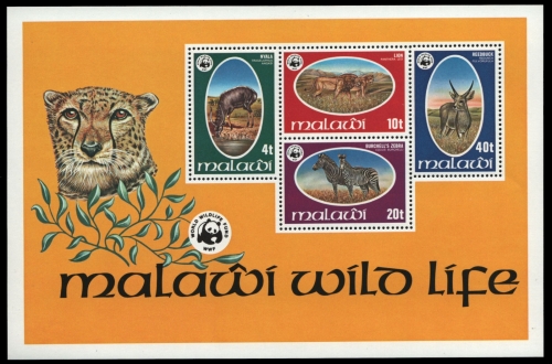 Malawi 1978 - Mi-Nr. Block 52 ** - MNH - Wildtiere / Wild animals (I)