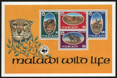 Malawi 1978 - Mi-Nr. Block 52 ** - MNH - Wildtiere / Wild animals (III)