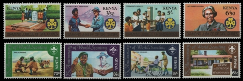 Kenia 1982 - Mi-Nr. 214-221 ** - MNH - Pfadfinder / Scouts
