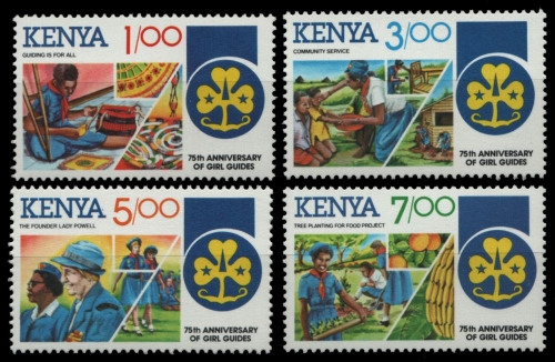 Kenia 1985 - Mi-Nr. 322-325 ** - MNH - Pfadfinder / Scouts