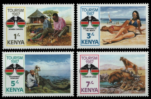 Kenia 1987 - Mi-Nr. 388-389 ** - MNH - Tourismus