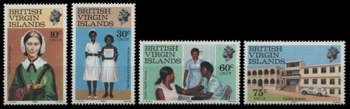 Jungferninseln 1983 - Mi-Nr. 448-451 ** - MNH - Krankenpflege