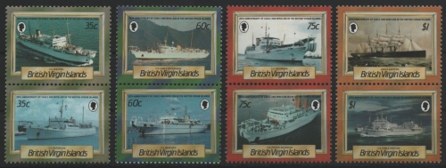 Jungferninseln 1986 - Mi-Nr. 560-567 ** - MNH - Schiffe / Ships