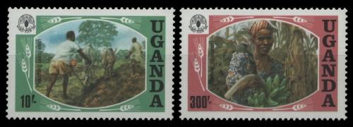 Uganda 1983 - Mi-Nr. 395-396 ** - MNH - Welternährungstag