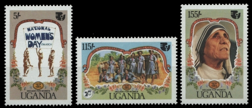 Uganda 1985 - Mi-Nr. 445-447 ** - MNH - Frauendekade