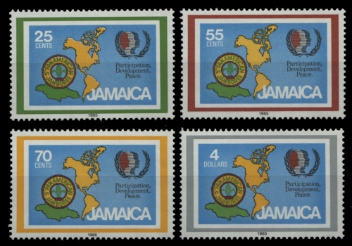 Jamaika 1985 - Mi-Nr. 612-615 ** - MNH - Pfadfinder / Scouts