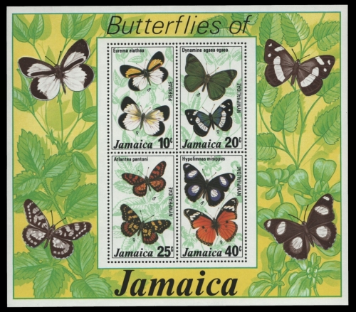 Jamaika 1977 - Mi-Nr. Block 11 ** - MNH - Schmetterlinge / Butterflies
