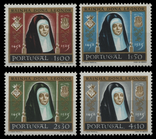 Portugal 1958 - Mi-Nr. 872-875 ** - MNH - Königin Leonor
