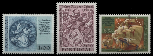 Portugal 1969 - Mi-Nr. 1067-1069 ** - MNH - Pedro Alvares Cabral