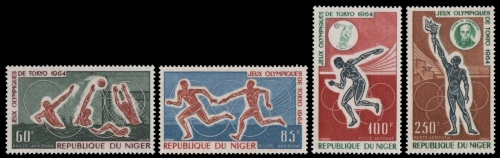 Niger 1964 - Mi-Nr. 79-82 ** - MNH - Olympia Tokio