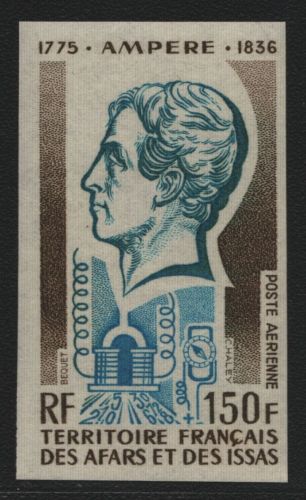 Afar und Issa 1975 - Mi-Nr. 131 ** - MNH - ungezähnt - André Marie Ampère