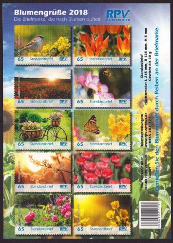 BRD 2017 ** - MNH - Privatpost RPV - Fauna & Flora
