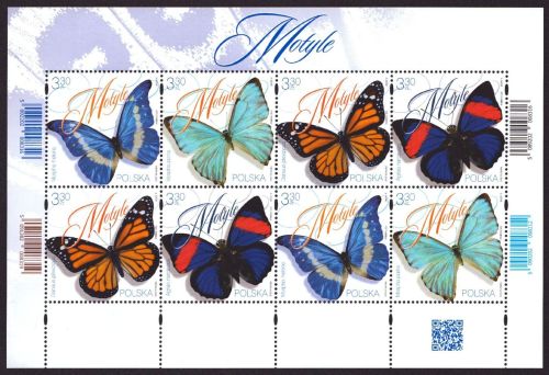 Polen 2020 - Mi-Nr. 5239-5242 ** - MNH - Schmetterlinge / Butterflies