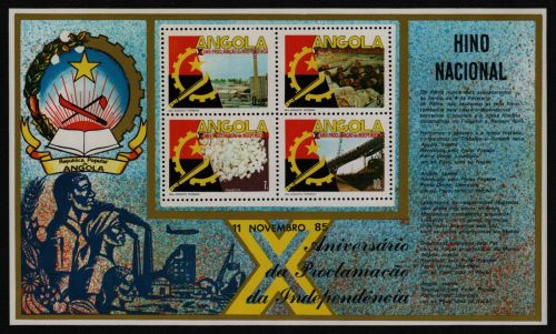 Angola 1985 - Mi-Nr. Block 8 ** - MNH - Unabhängigkeit / Independence