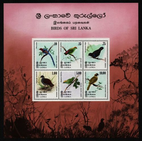 Sri Lanka 1979 - Mi-Nr. Block 10 ** - MNH - Vögel / Birds