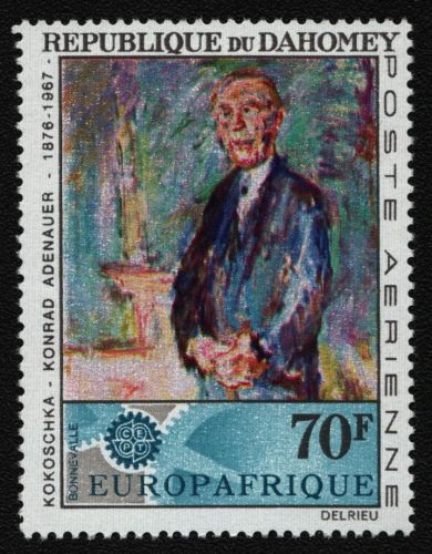 Dahomey 1967 - Mi-Nr. 318 ** - MNH - Konrad Adenauer