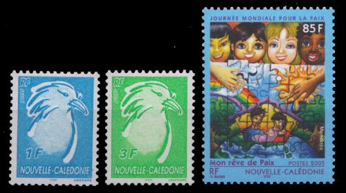 Neukaledonien 2005 - Mi-Nr. 1365-1366 & 1372 ** - MNH - 2 Ausgaben