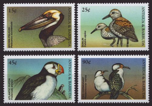 Antigua 1998 - Mi-Nr. 2834-2837 ** - MNH - Vögel / Birds